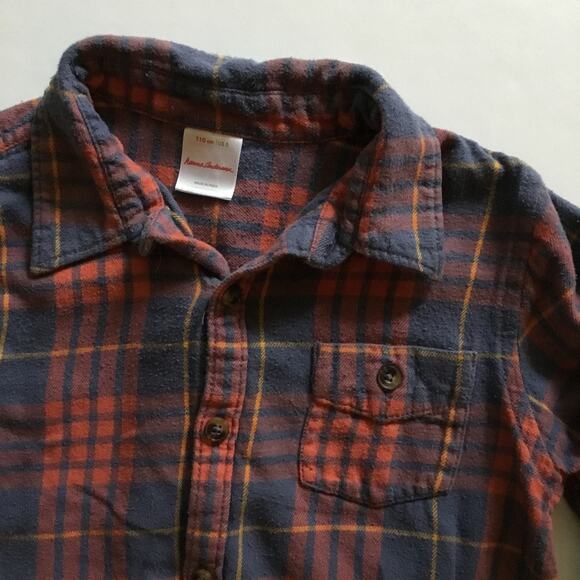 Hanna Andersson fireside flannel button up shirt - Picture 3 of 5